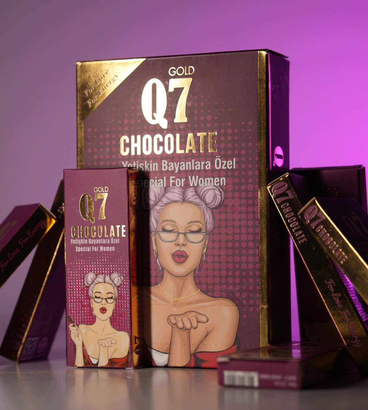 Q7 Zlatna prirodna turska čokolada sa epimedijumom za žene #1