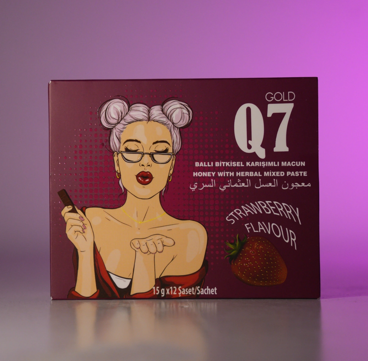 Q7 Seksualni tonik za žene – Epimedijum pasta sa ukusom jagode #1